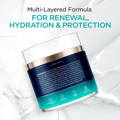 Flacon pompe Ember Cloud Collagen NAD+ visible sur étagère soin visage.