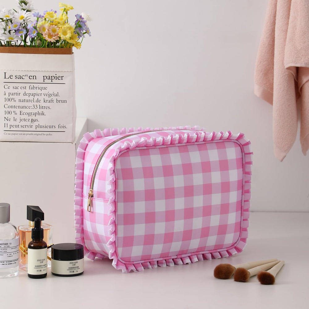 Embrunioice étui maquillage grand modèle, idéal pour ranger produits et outils en déplacement