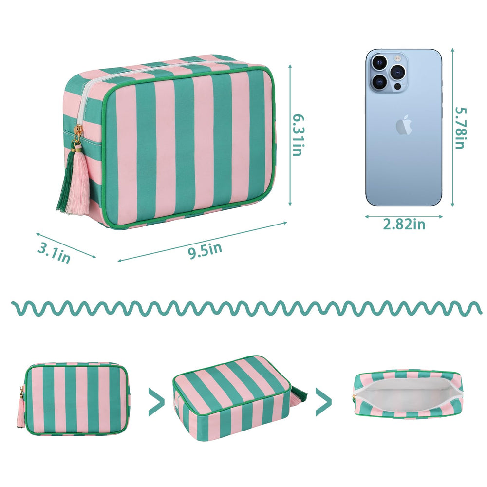 EMBRUNIOICE sac-maquillage intérieur épais en éponge protège les produits.