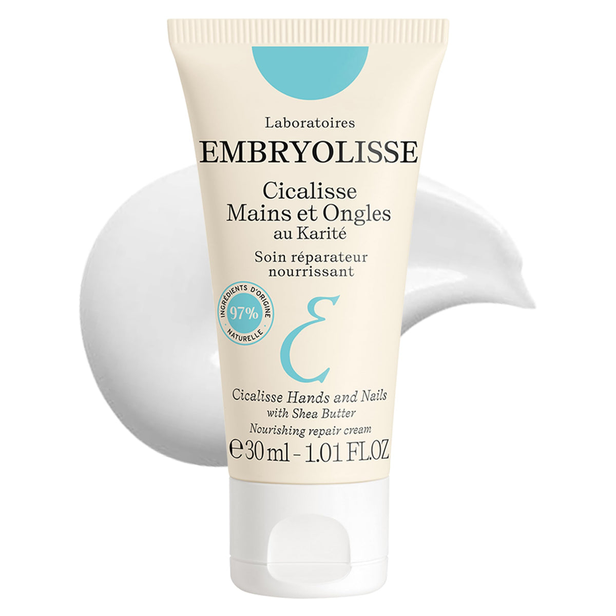 Crème Embryolisse Cicalisse pour nourrir les mains et renforcer les ongles.