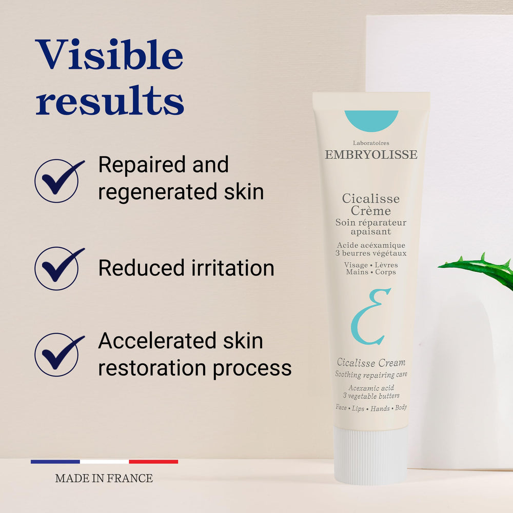 Embryolisse Cicalisse beurres nourrissants apportent douceur et réconfort.