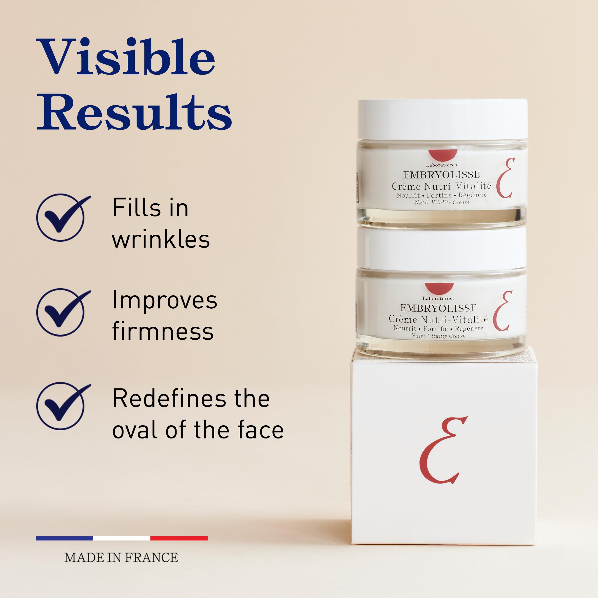 Embryolisse hydratante visage avec beurre de karité et huile d'onagre.