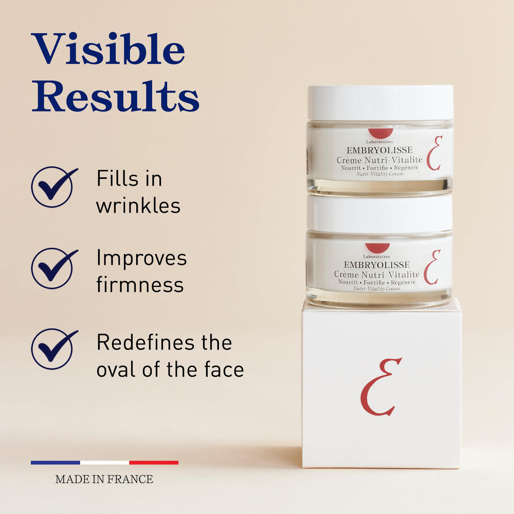 Embryolisse hydratante visage avec beurre de karité et huile d'onagre.