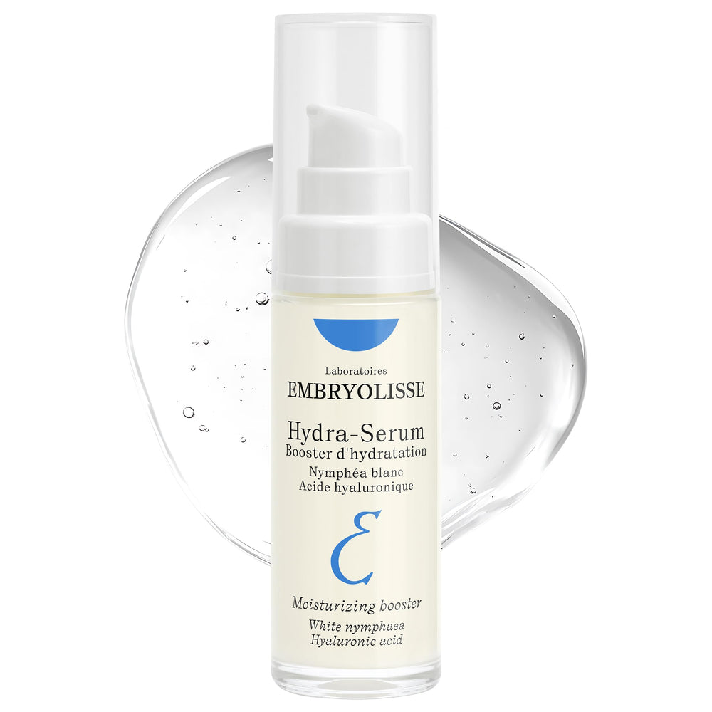 Sérum Embryolisse Hydra-Serum, flacon élégant pour hydratation légère sur peau mixte