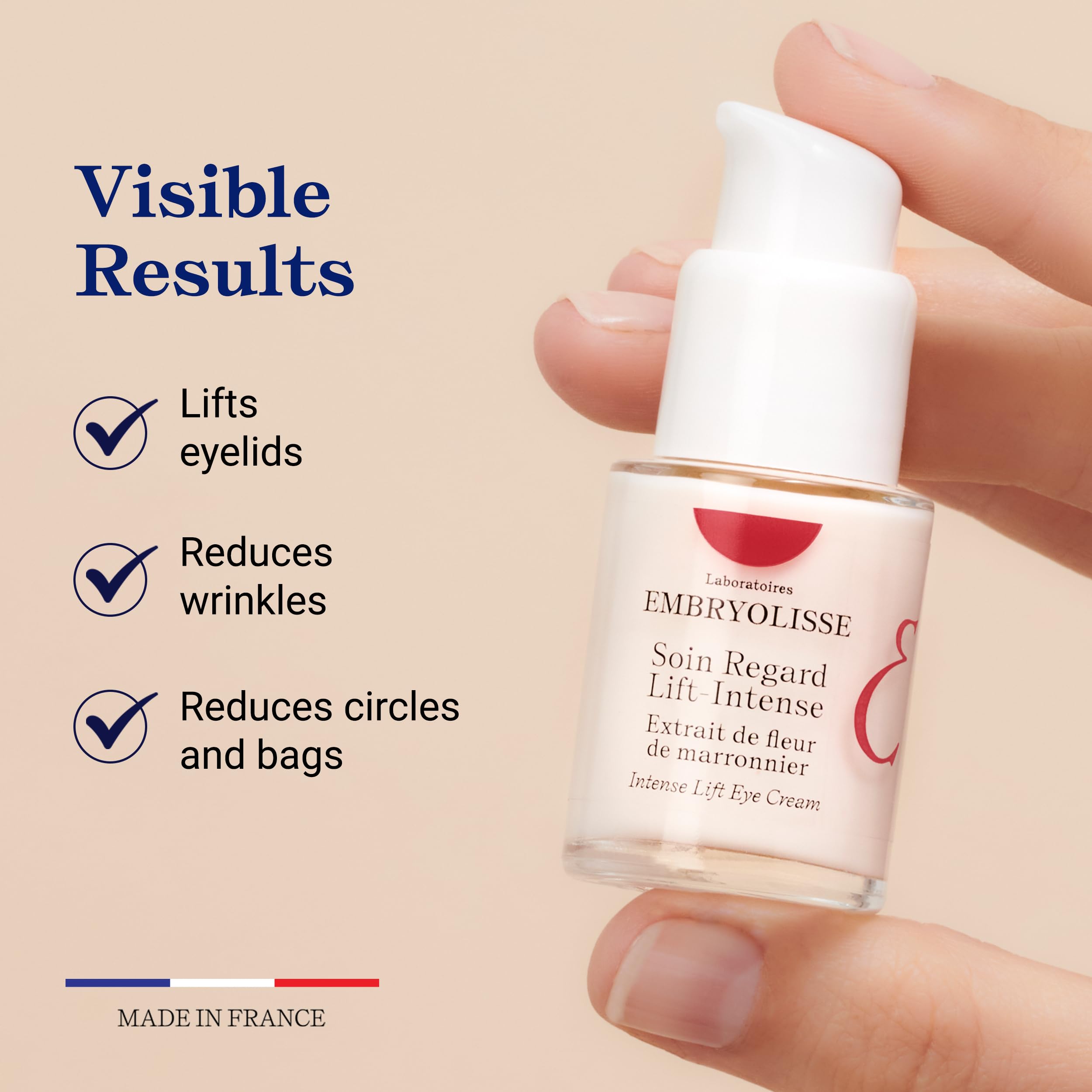Emballage recyclable Embryolisse Intense Lift, soin durable et respectueux de l'environnement