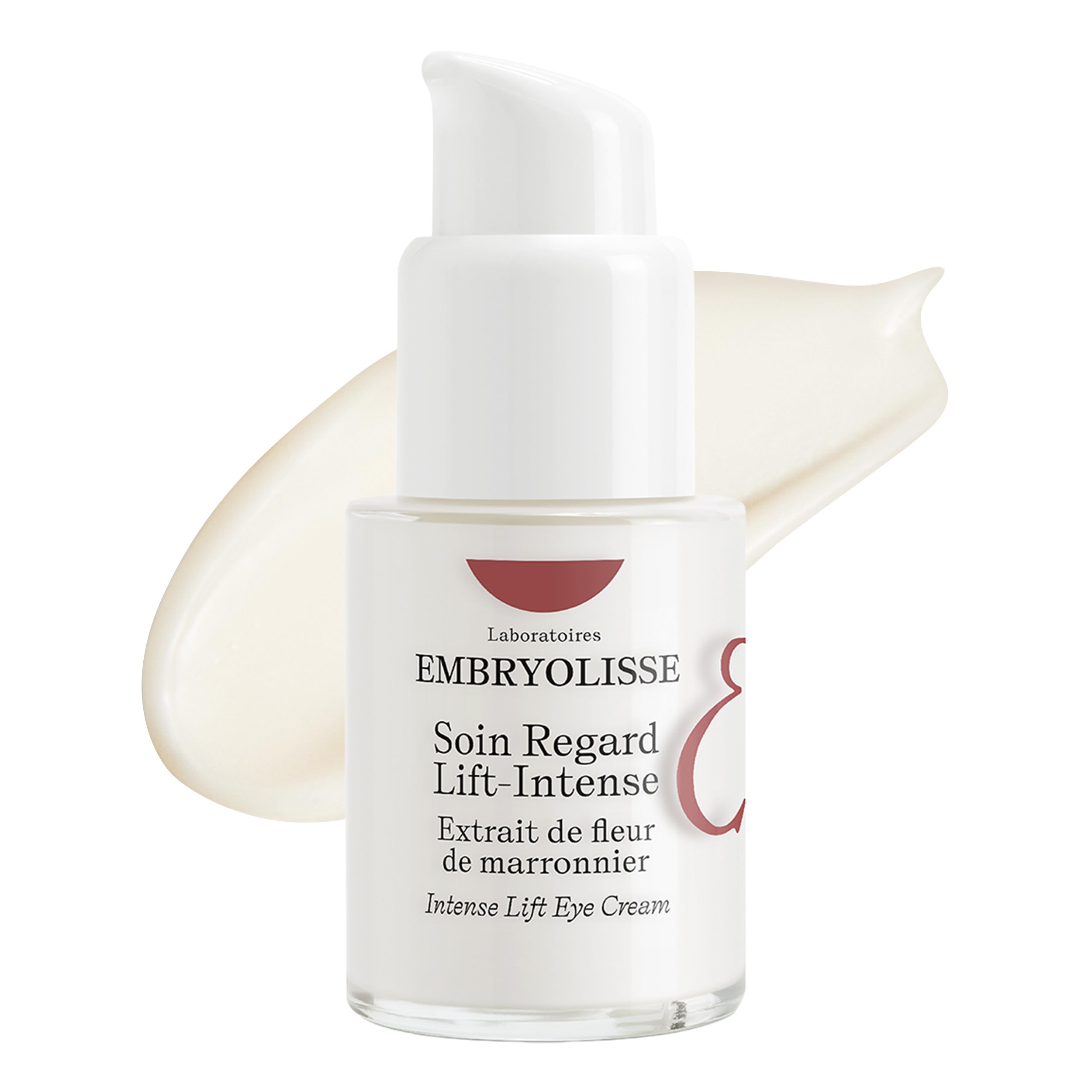 Crème Regard Embryolisse sur flacon, lifting des paupières pour un regard frais