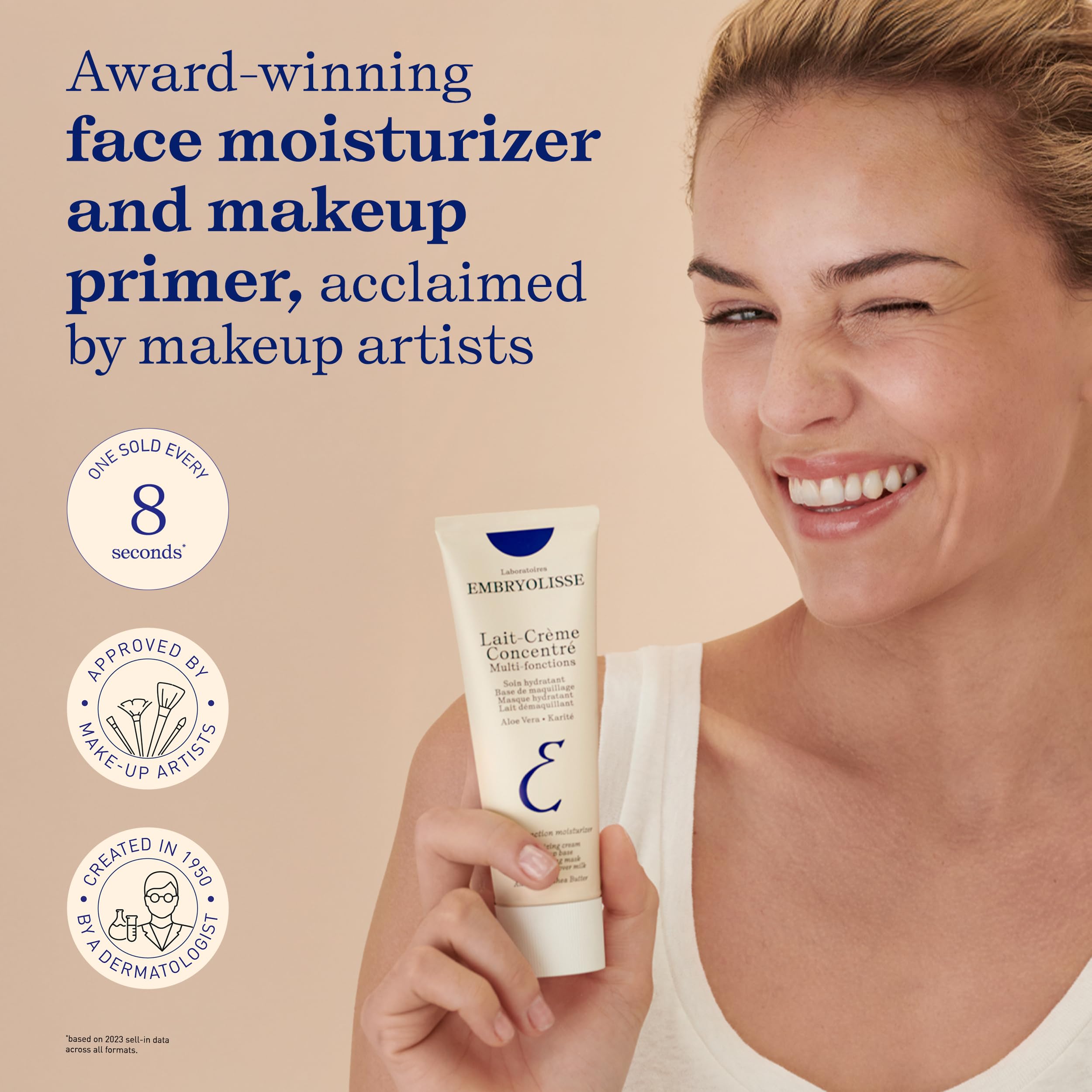 Embryolisse Lait-Crème Concentré édition or, soin nourrissant rapide pour toute la journée.