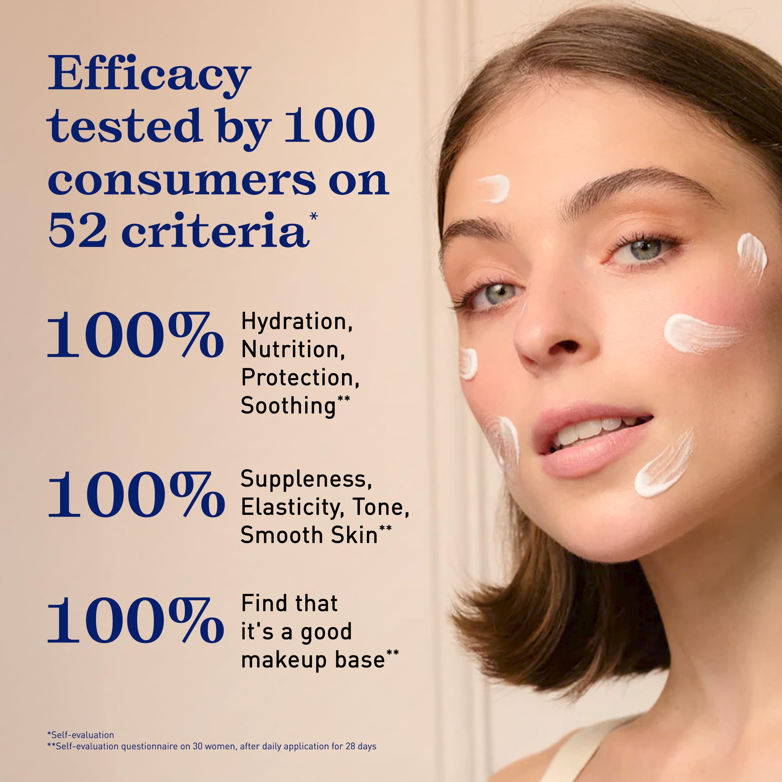 Embryolisse Lait-Crème Concentré sur la main, application rapide et efficace.