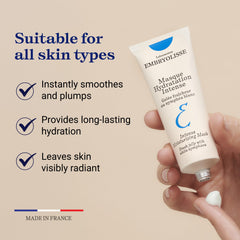 Embryolisse Masque Visage Texture Gel: expérience fraîche qui revigore la peau.