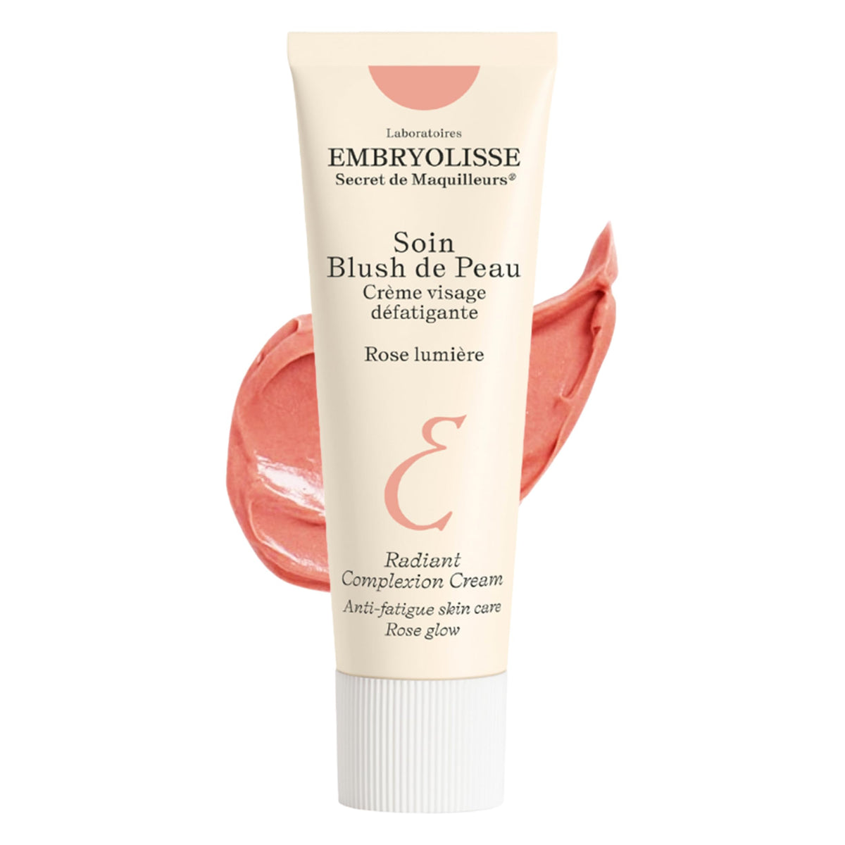 Embryolisse Radiant Complexion Creme : flacon Rose Lumière et lumière instantanée sur la peau
