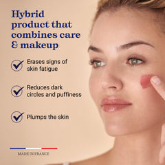 Swatch Rose de Embryolisse Radiant Complexion Creme, teinte universelle