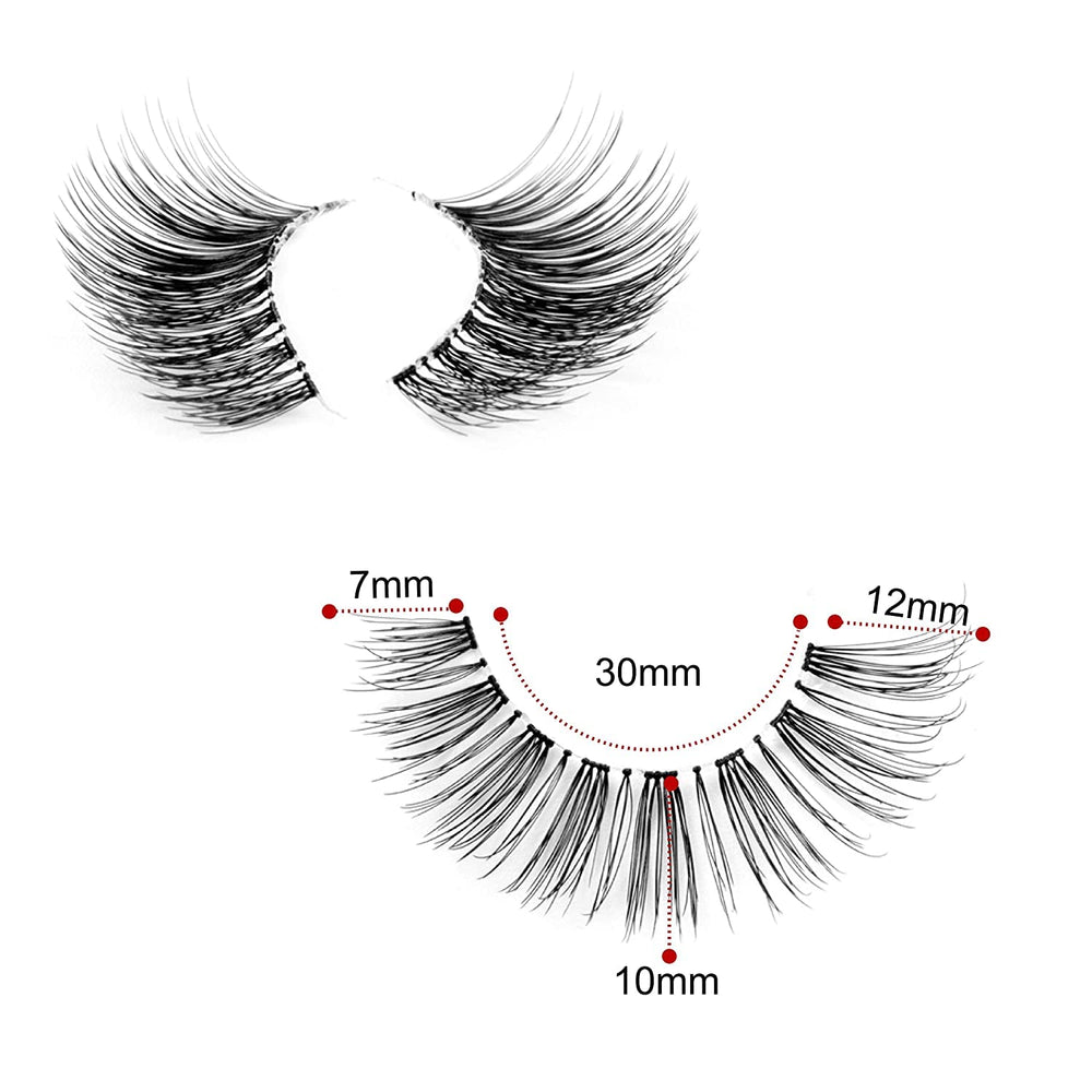 Cils EMEDA faciles à appliquer et à retirer, conviennent au quotidien.