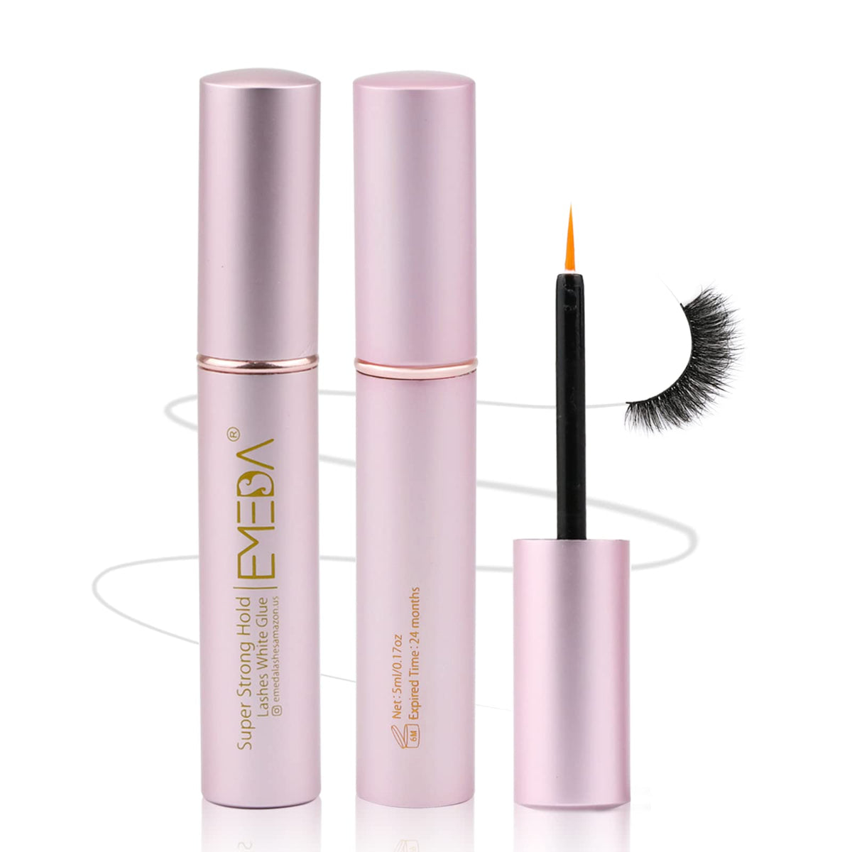EMEDA Colle cils faux 2-pack 5 ml – adhérence fiable pour un rendu naturel