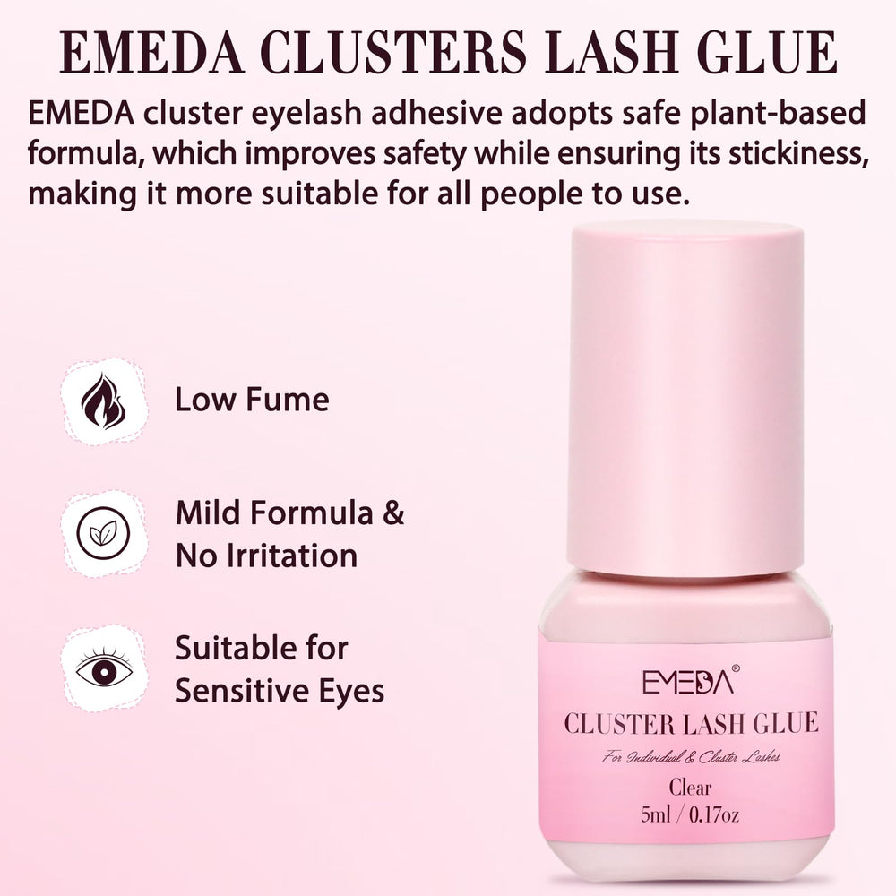 EMEDA Colle cils Open Eyes 3s, embout applicateur, pose rapide et précise.