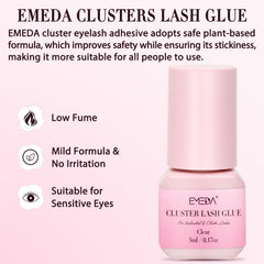 EMEDA Colle cils Open Eyes 3s, embout applicateur, pose rapide et précise.