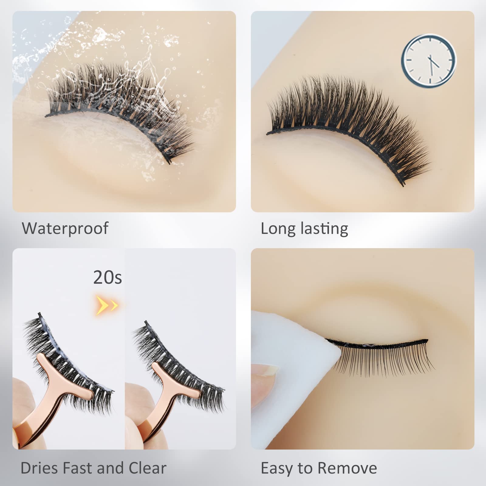 EMEDA Colle cils – retrait doux avec huile ou démaquillant