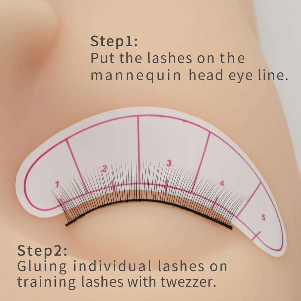 EMEDA mannequin tête cils pratique : simulateur réaliste pour essais sécurité