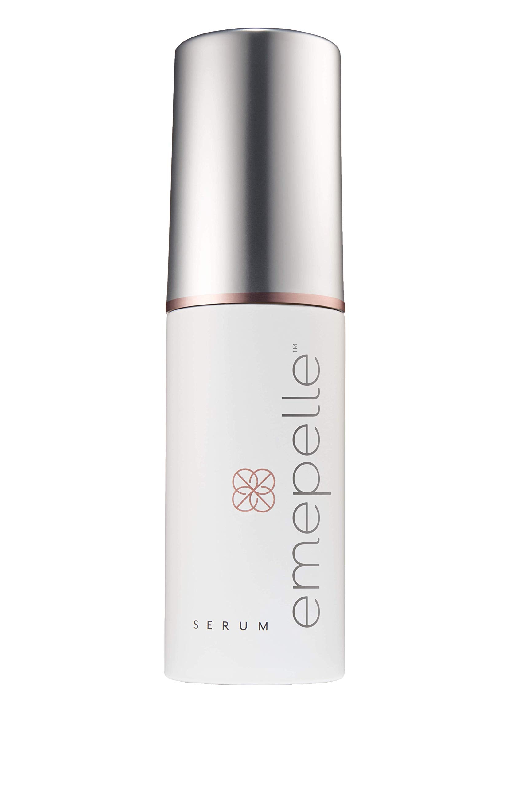 Sérum Emepelle avec pompe pour une application rapide et précise.