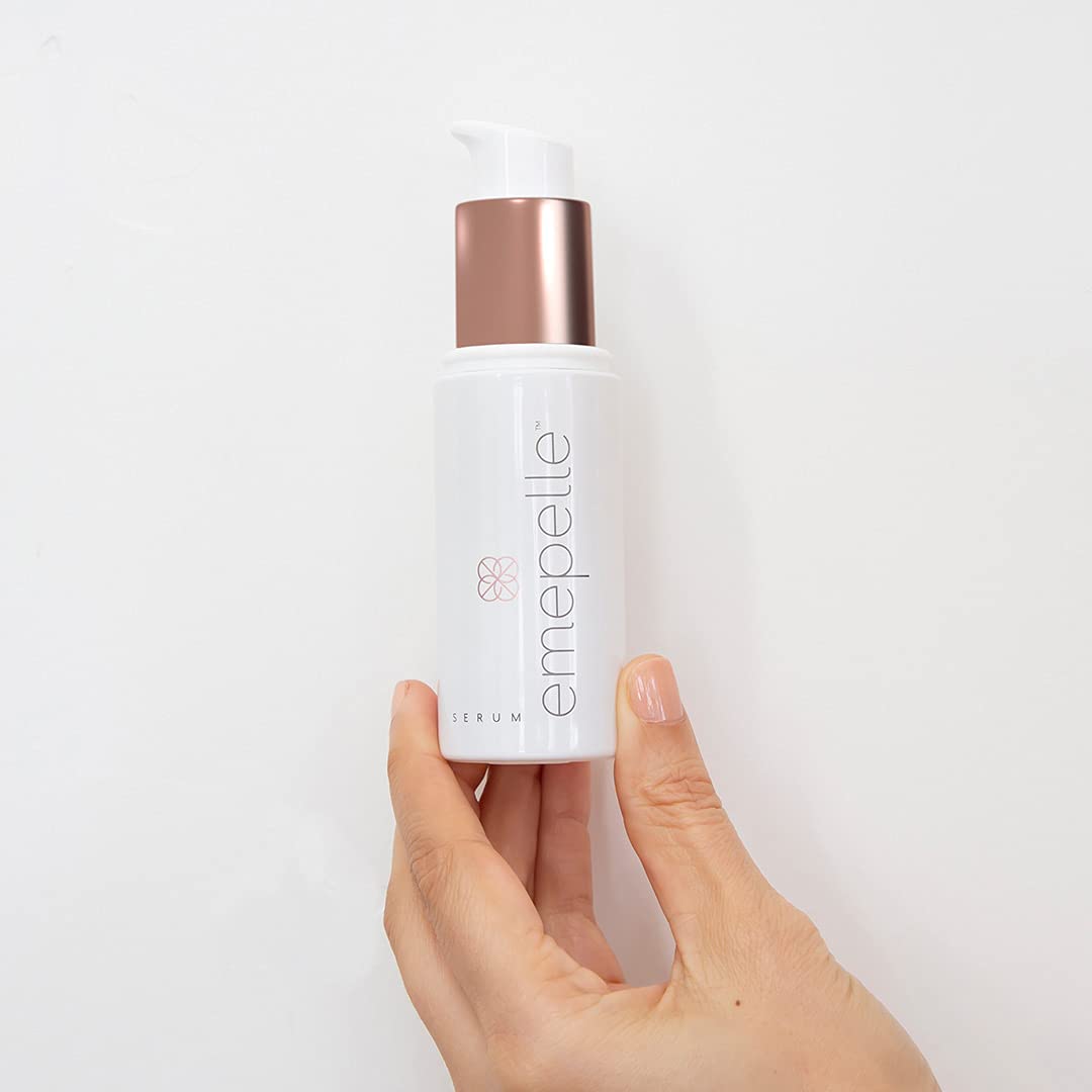 Sérum Emepelle visage texture légère et absorption rapide.