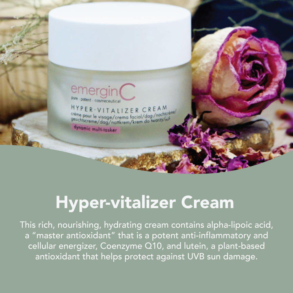 Acide alpha-lipoïque dans emergin-c Hyper-Vitalizer pour l’action antioxydante.