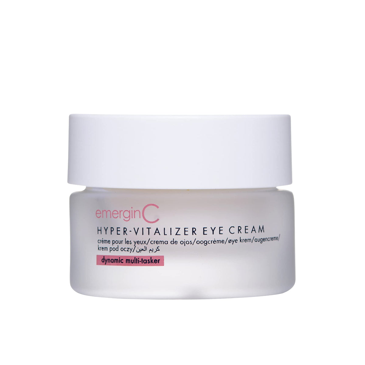 Flacon emergin-c Hyper-Vitalizer crème visage, hydratation nourrissante durable.