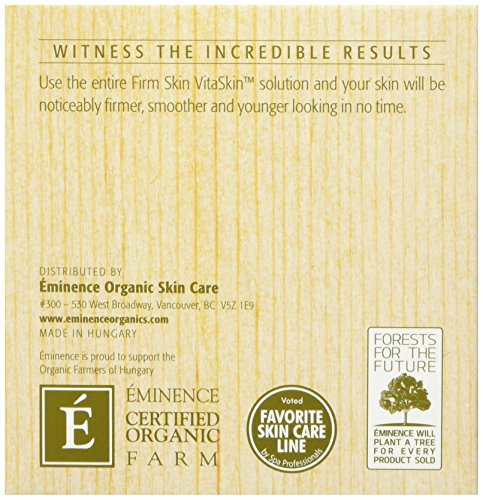 Eminence Acai Raffermissant: emballage élégant et pratique sur le comptoir.