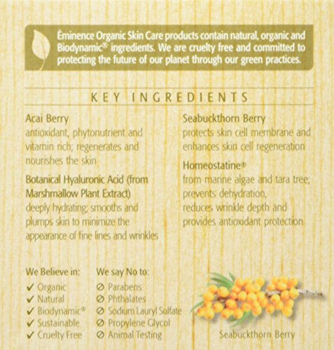 Eminence Acai Raffermissant: routine quotidienne pour hydrater et nourrir la peau.
