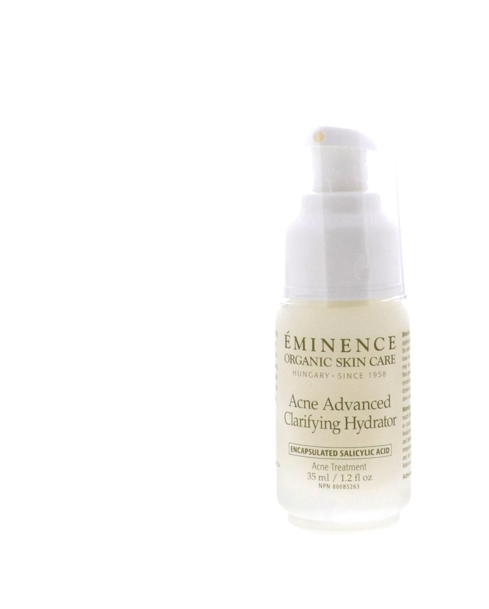 Texture légère et satinée de l'hydratant Eminence pour peau matte.