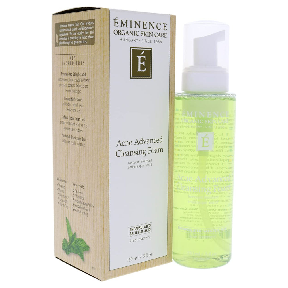 Eminence Mousse Nettoyante Avancée – écorce de saule et huile d'arbre à thé pour l'équilibre.