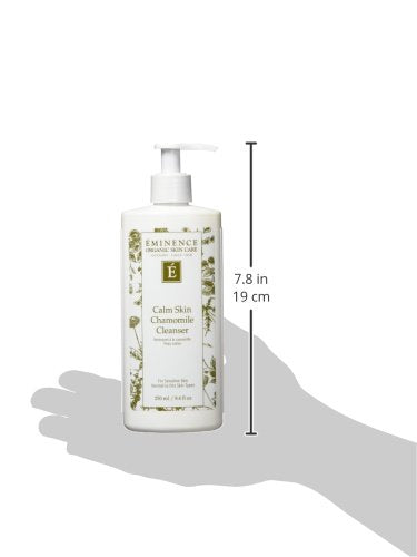 Eminence Calm Skin Camomille Nettoyant, ingrédients actifs botaniques biologiques, apaisent la peau.