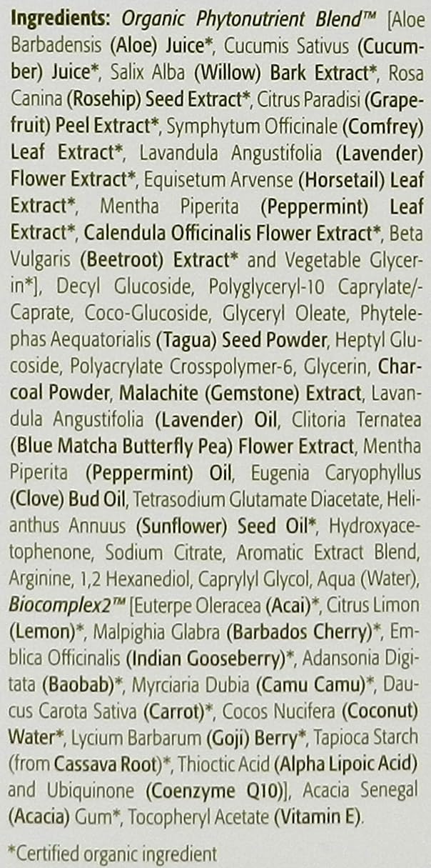 Eminence Charcoal Gel Nettoyant – pores raffinés et peau lisse.