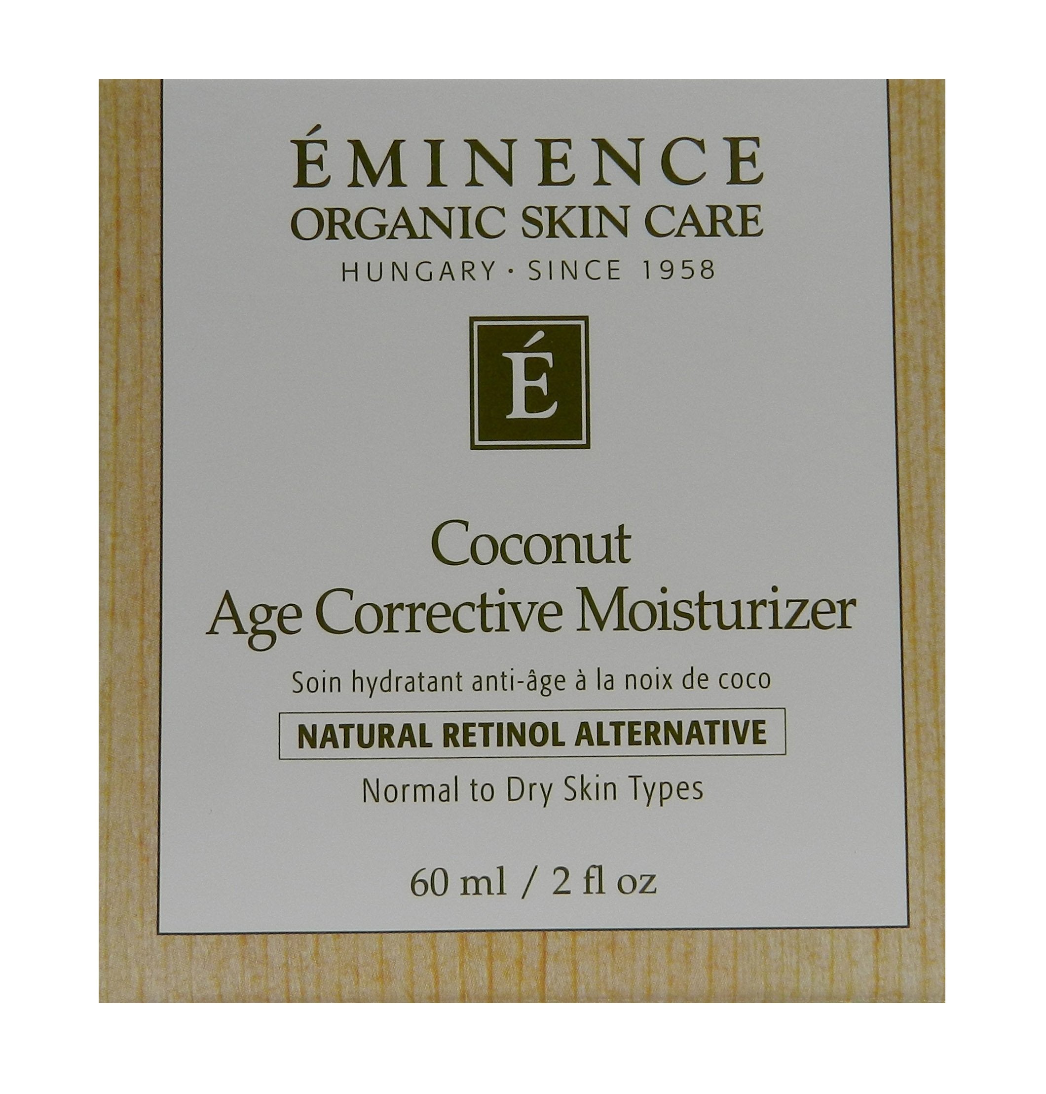 Texture crème Eminence, application douce et absorption rapide sur la peau.