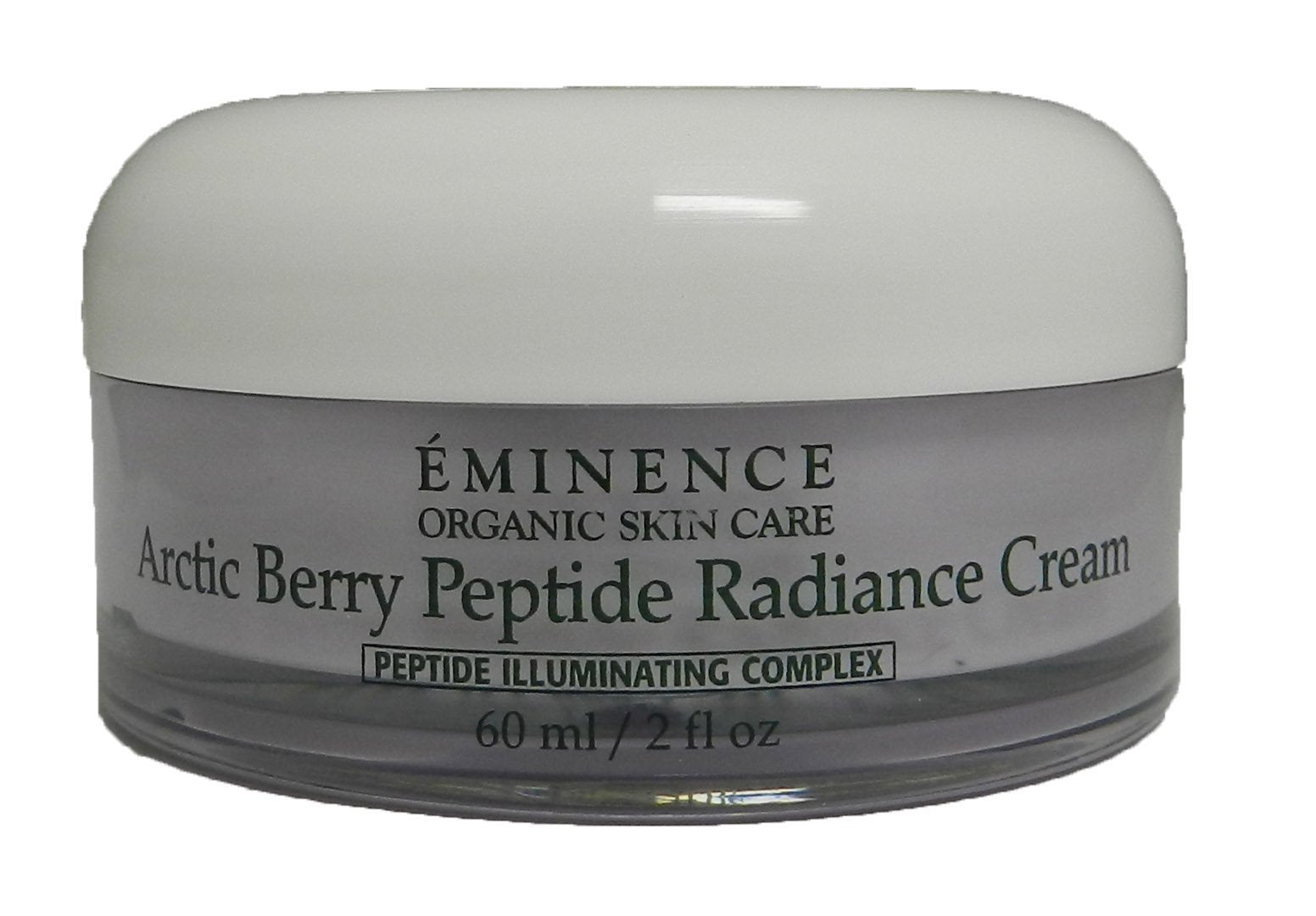 Eminence Crème Radiance Arctique – bouteille montrant texture légère et hydratation durable.