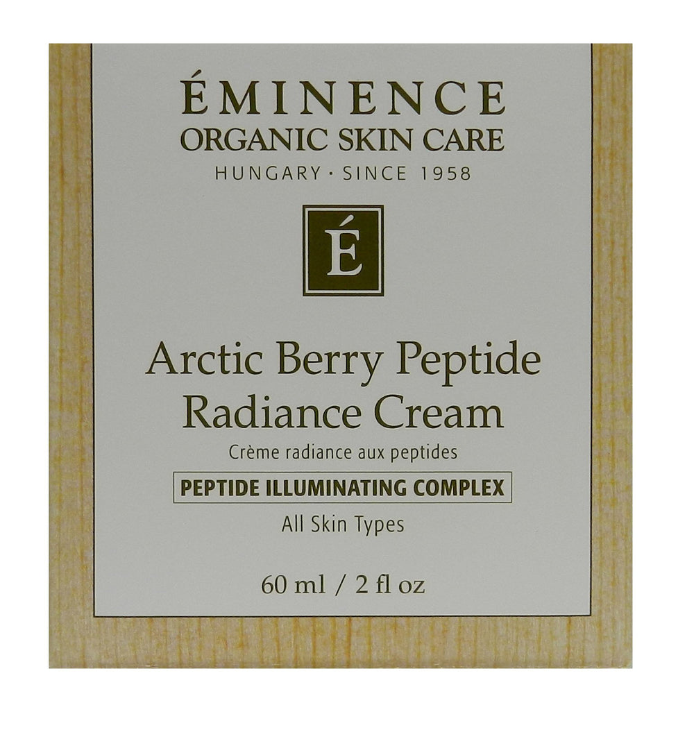 Eminence Crème Radiance Arctique – texture légère en gros plan pour une application rapide.