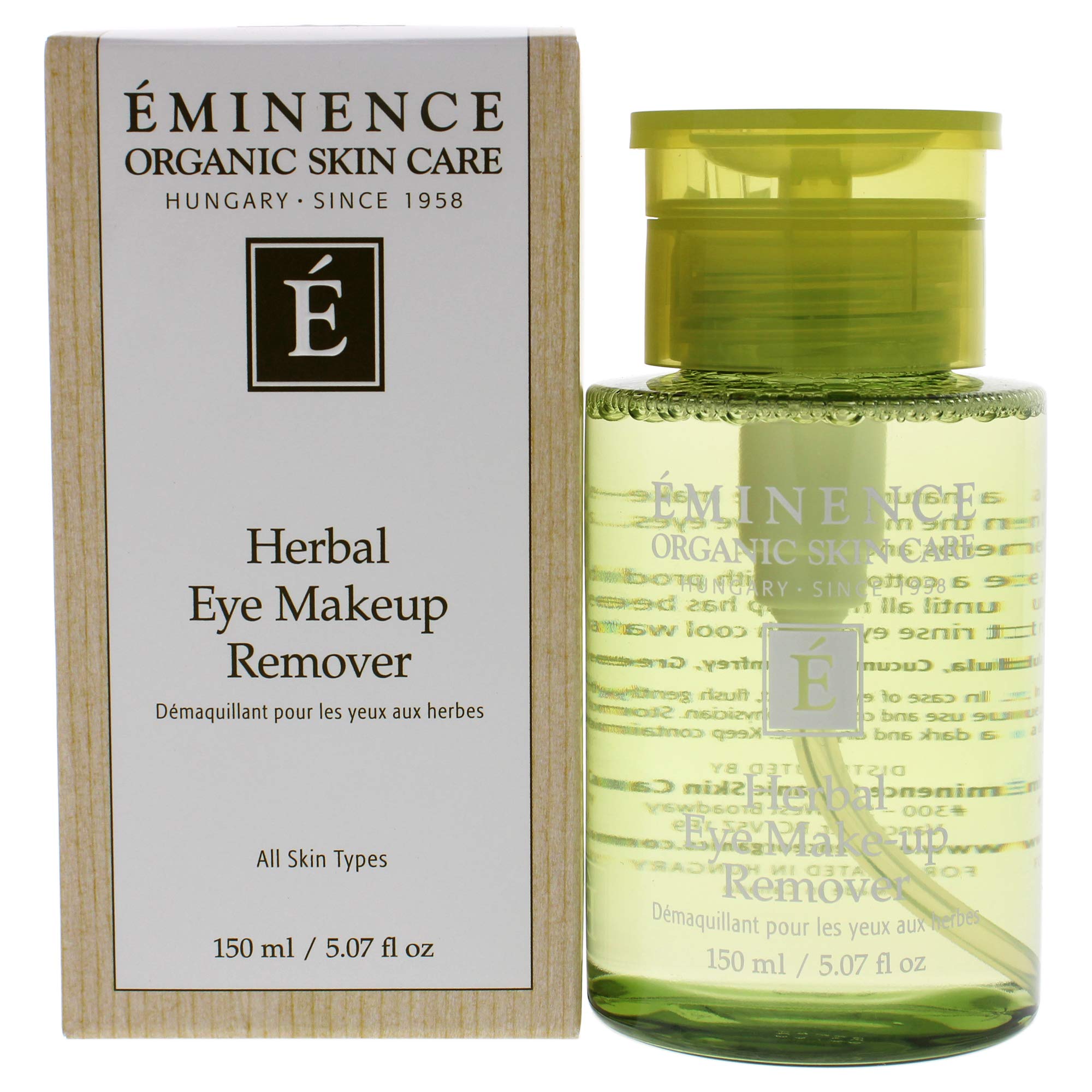 Éminence démaquillant yeux aux herbes – texture apaisante prête à l'usage quotidien.