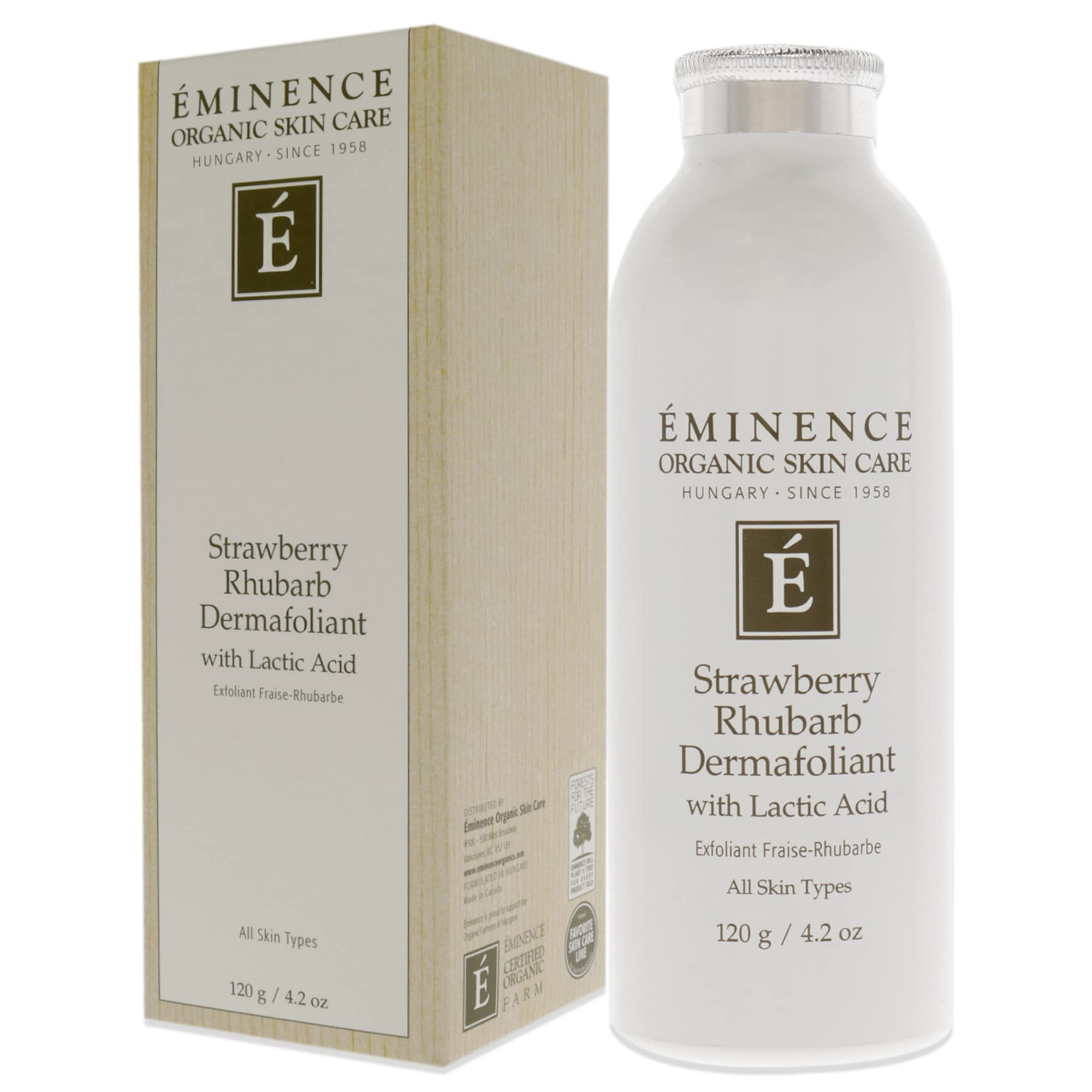 Eminence Dermafoliant Fraise Rhubarbe: pores-serrés peut aider à resserrer les pores