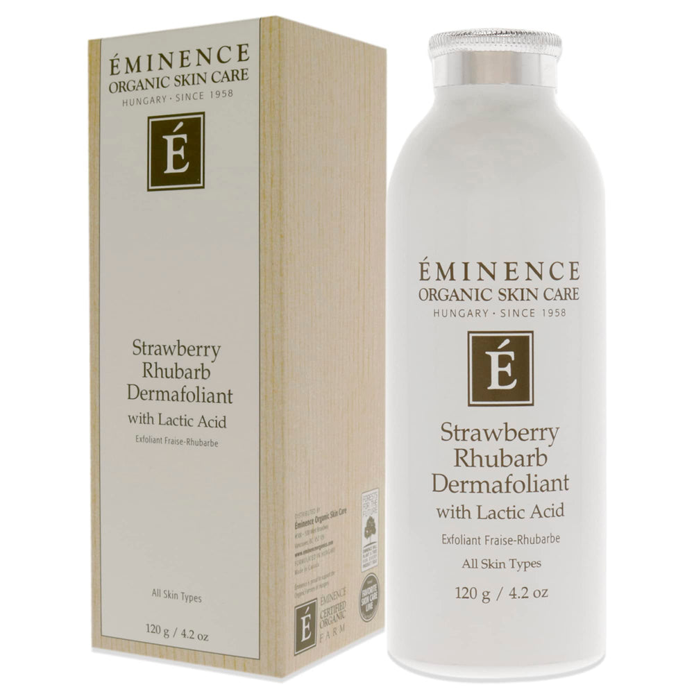 Eminence Dermafoliant Fraise Rhubarbe: pores-serrés peut aider à resserrer les pores