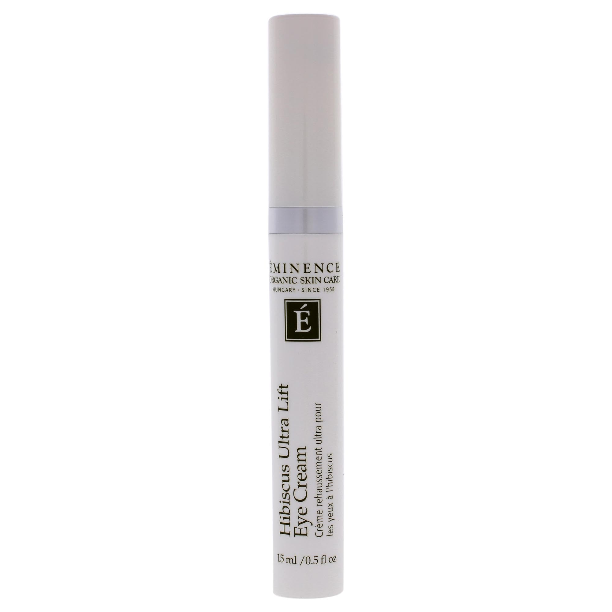 Crème Yeux Hibiscus Ultra Lift d’Eminence, applicateur précis pour réduire les poches.