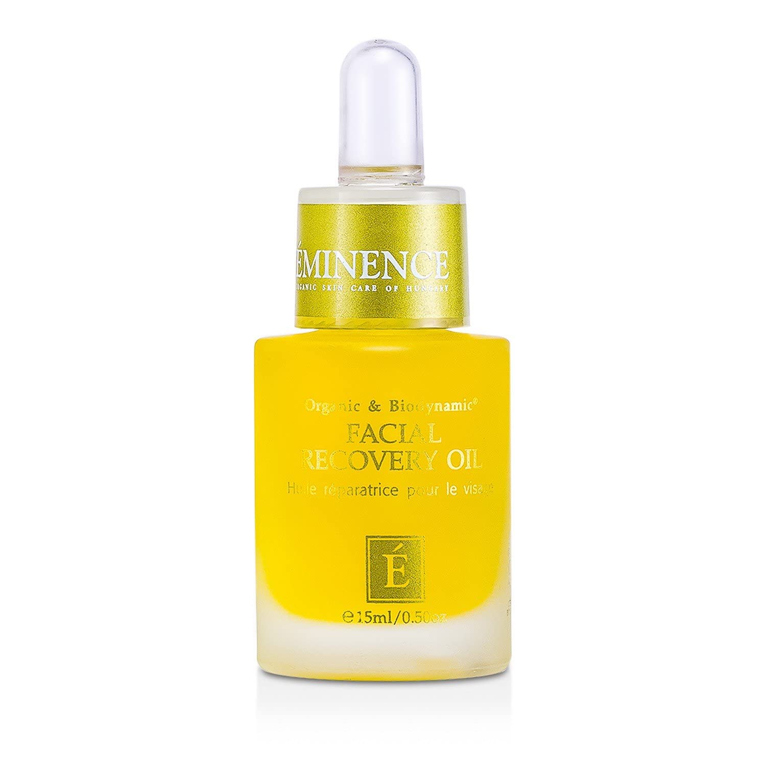 Eminence huile-relance-visage, étiquette élégante, soin nourrissant quotidien