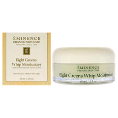 Eminence Huit Verts Mousse Visage – bouteille élégante prête pour hydratation durable.