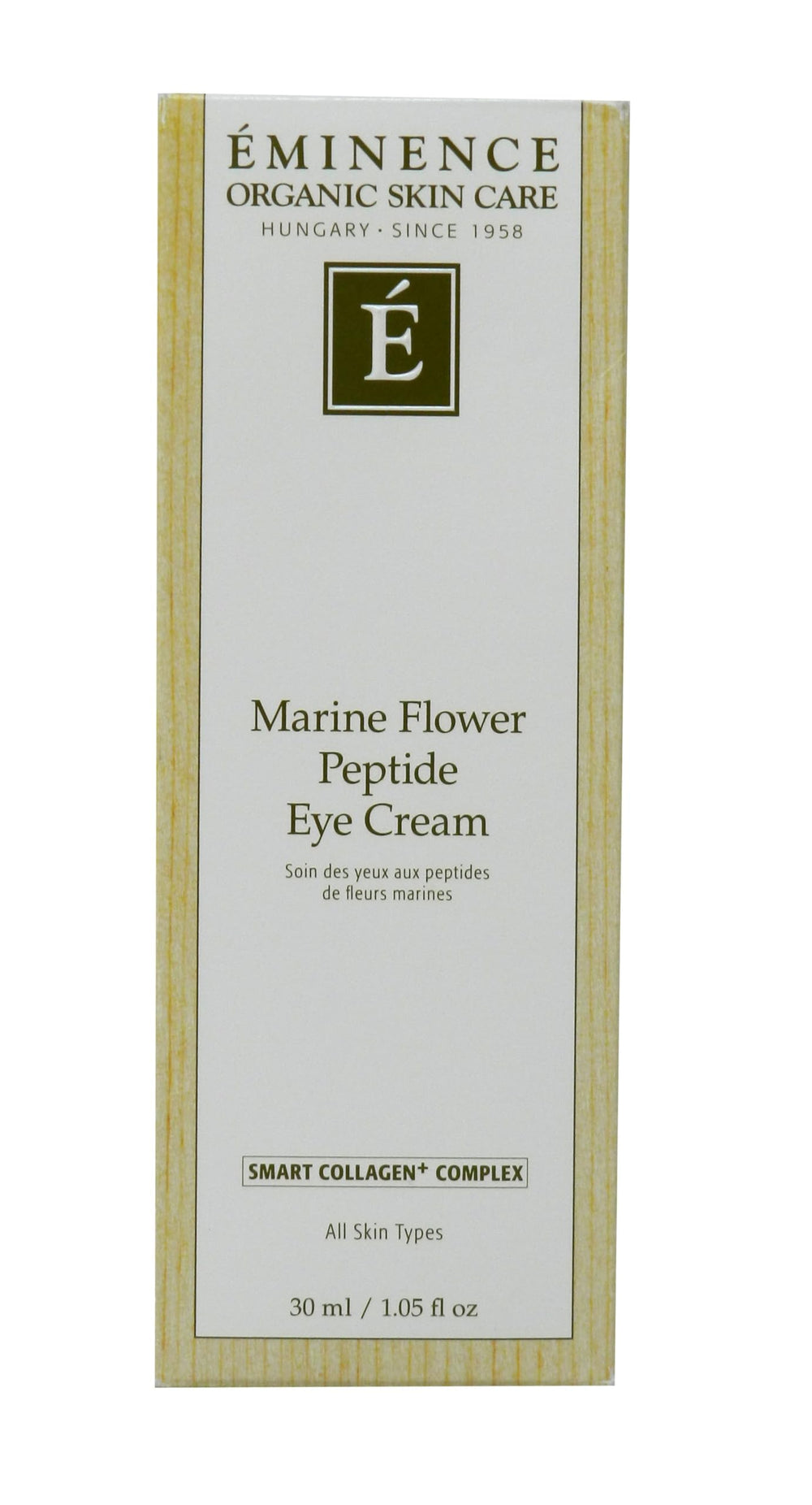 Eminence Marine Flower Peptide crème yeux : hydratation durable du contour.