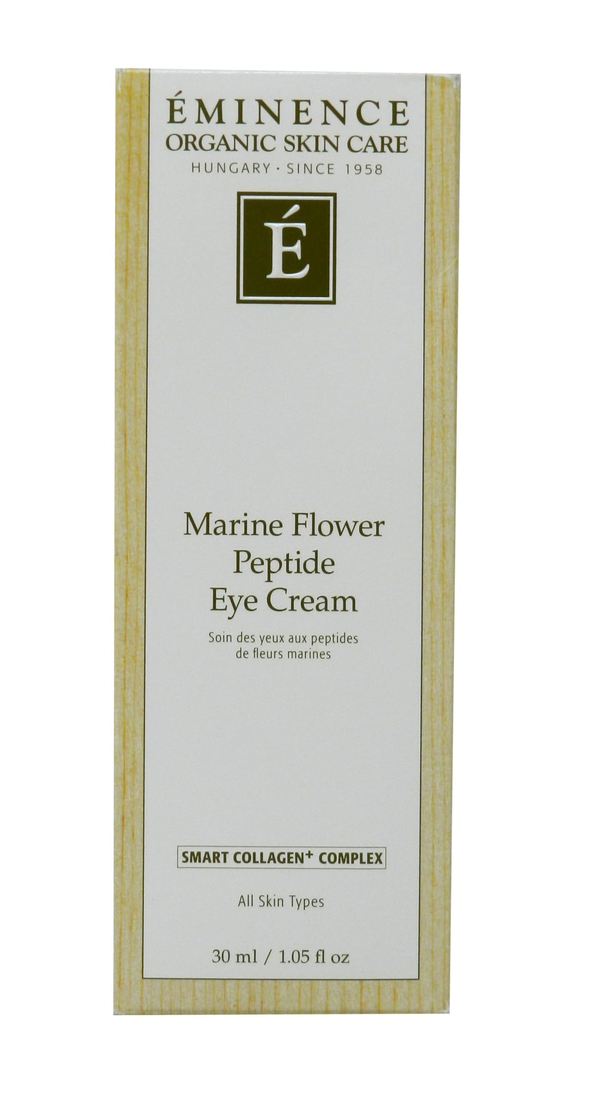 Eminence Marine Flower Peptide crème yeux : hydratation durable du contour.