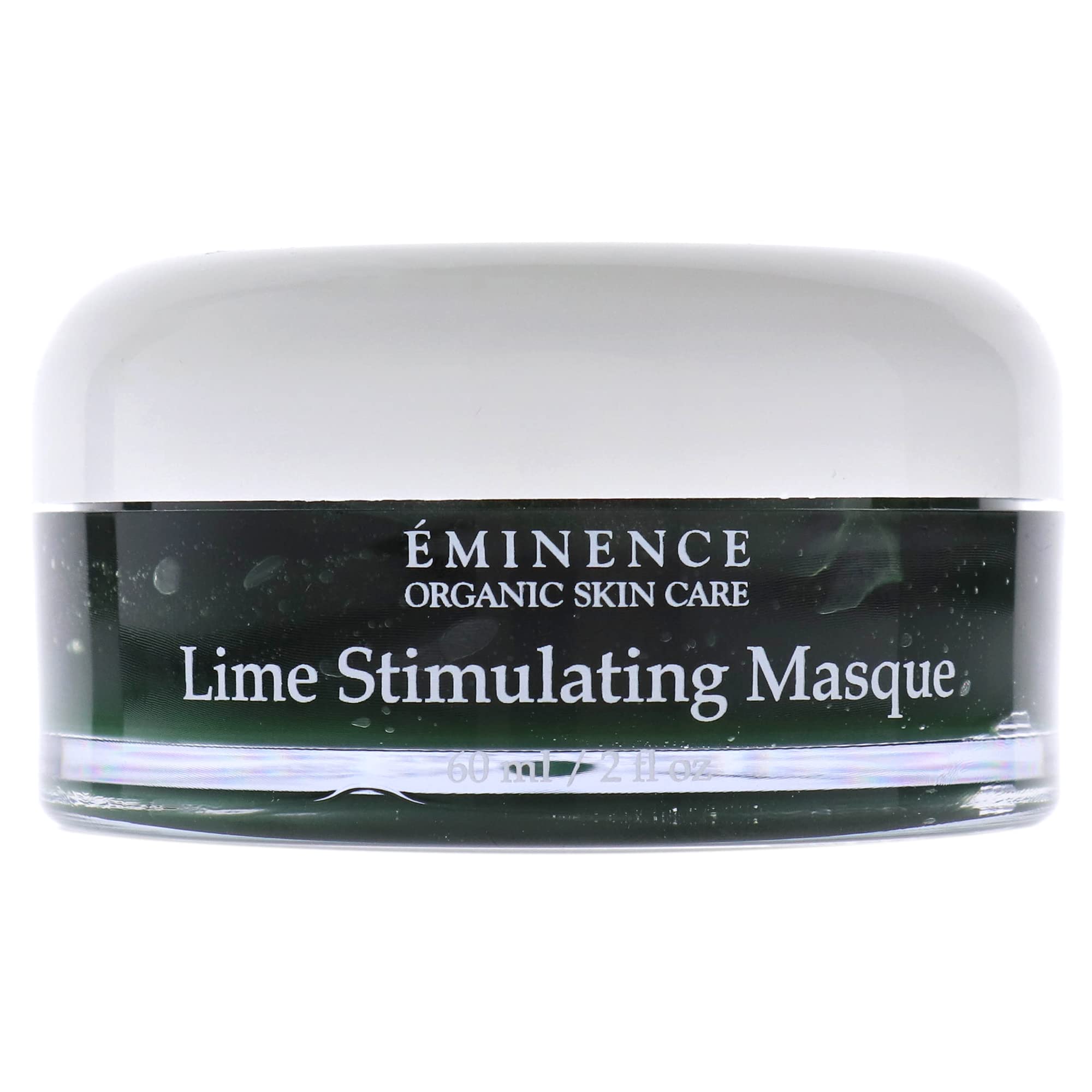 Masque Eminence stimulant citron vert bio en pot pour revitaliser la peau
