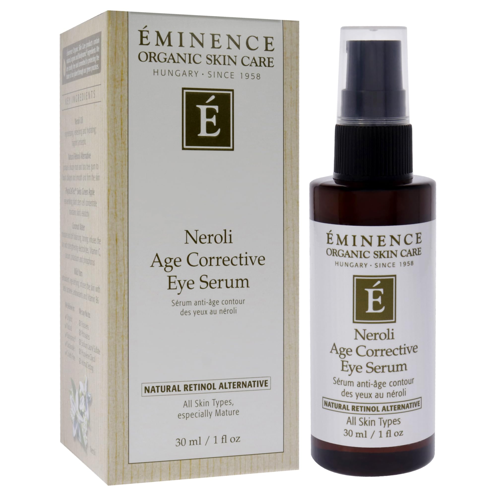 Eminence Neroli, application précise autour des yeux, nourrissant.