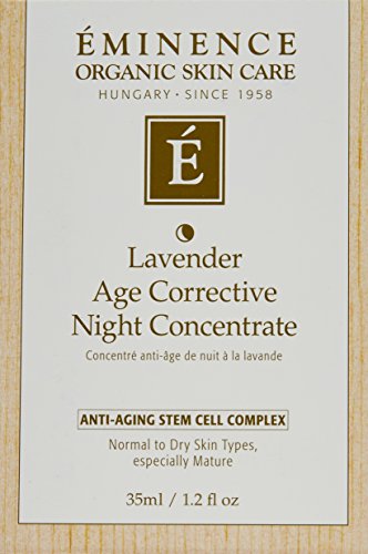 Sérum nocturne Eminence à l argan et jojoba pour nourrir la peau.