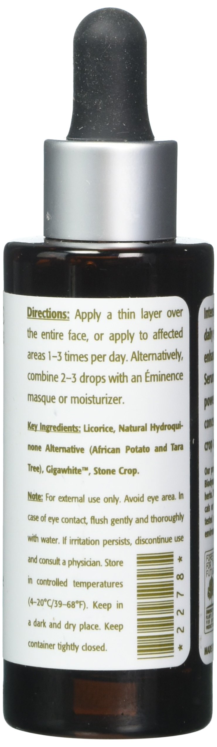 Texture-serum-cremeuse d'Eminence, soin efficace pour un teint plus lumineux et homogène