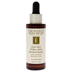 Texture sérum Eminence révélant peau plus lisse et tonifiée.