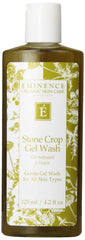 Eminence Stone Crop Gel Wash en bouteille, nettoie en douceur et hydrate la peau.