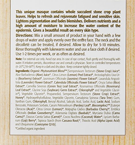 Application Stone Crop Masque, routine hydratante et apaisante en 10–15 minutes