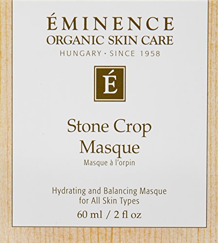 Texture crème Eminence Stone Crop Masque, sensation veloutée et confort pour la peau